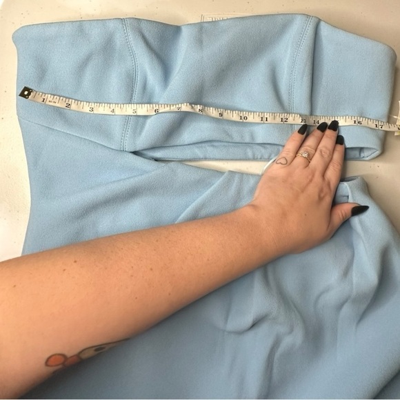 MISHA Blue Medora Strapless Cut Out Dress 12 - Picture 8 of 11